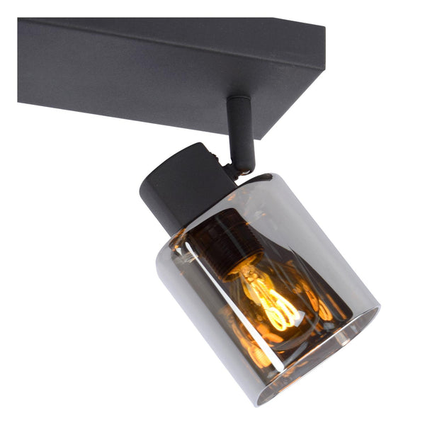 Lucide ALION plafondspot 2 × E14, zwart