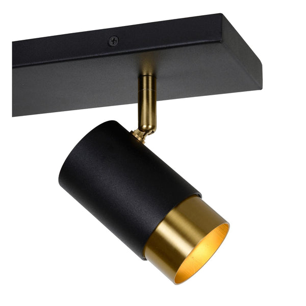 Lucide FLORIS plafondspot 2 × GU10, zwart