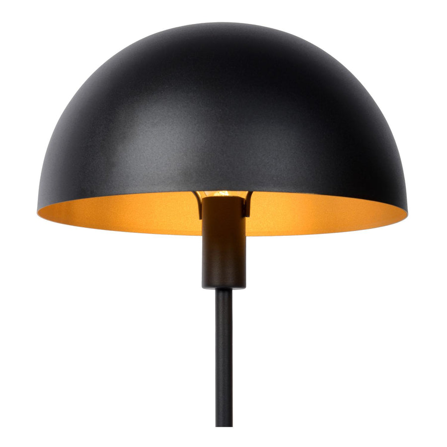 Lucide SIEMON tafellamp Ø 25 cm, E14, zwart