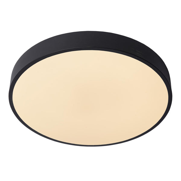 Lucide UNAR plafondlamp Ø 39,5 cm, zwart