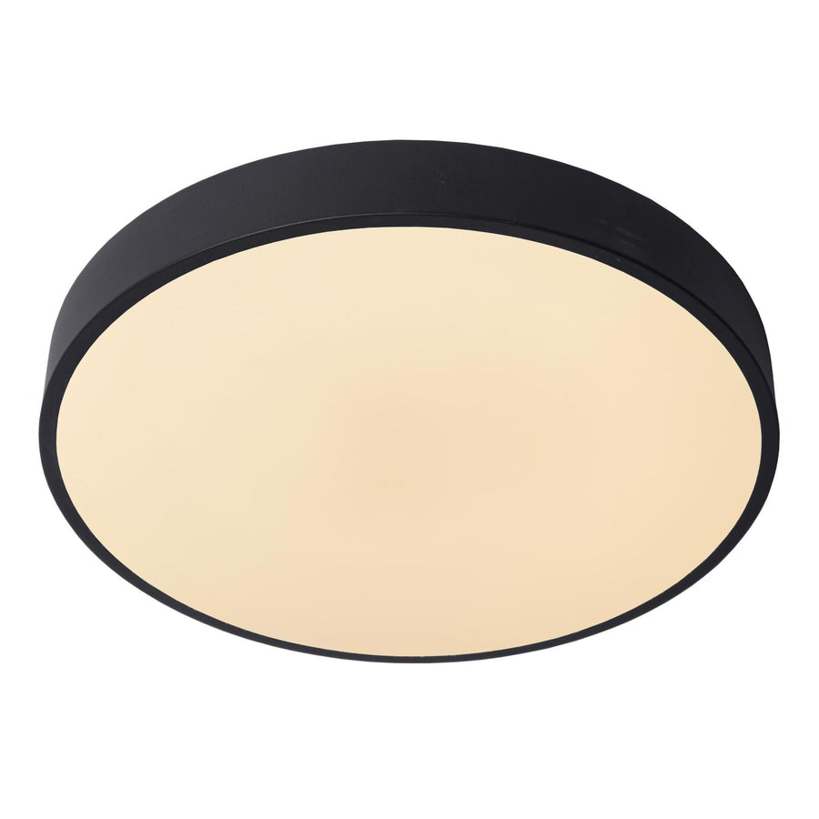 Lucide UNAR plafondlamp Ø 39,5 cm, zwart