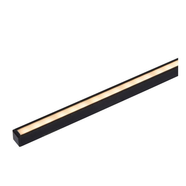 Lucide MIZAR LED-wandlamp voor de badkamer 6 W, IP44, zwart