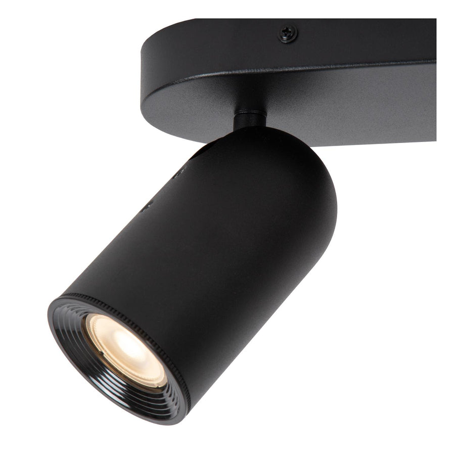 Lucide PUNCH plafondspot 2 × GU10, zwart