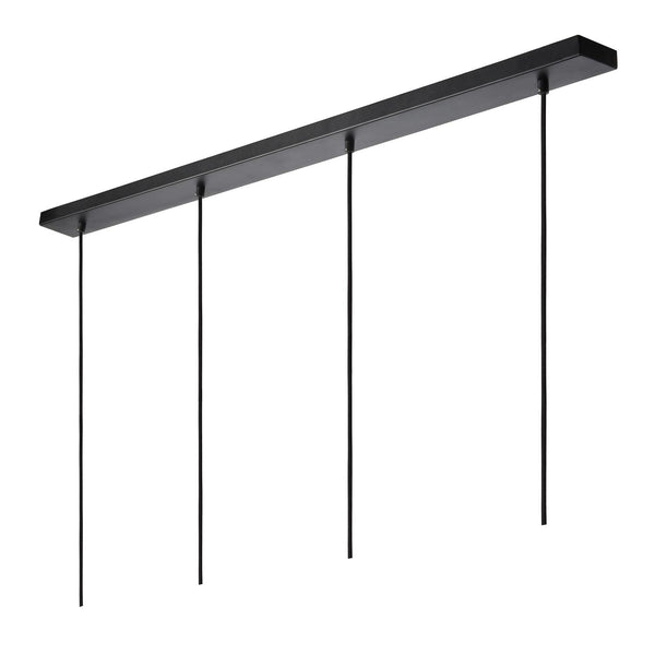 Lucide GIPSY hanglamp 4 × E27, zwart