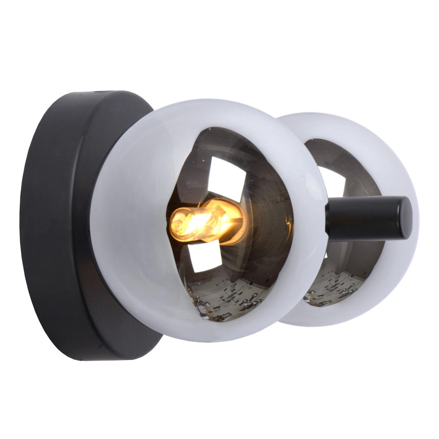 Lucide TYCHO wandlamp 2 × G9, zwart