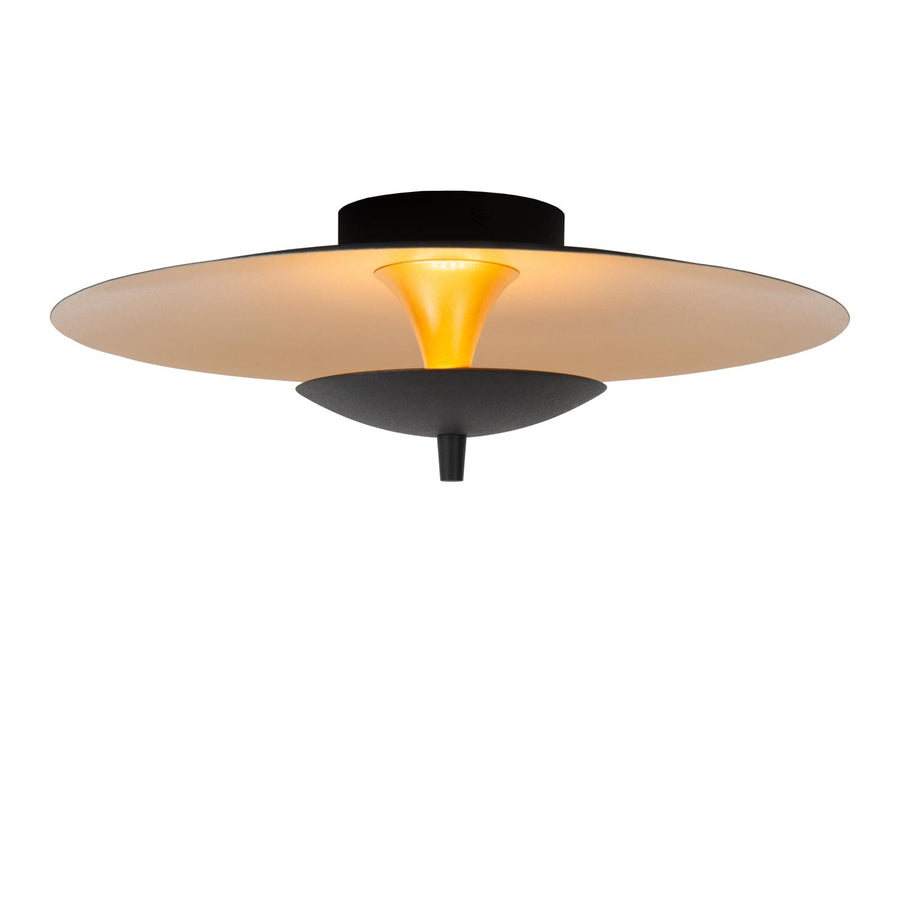 Lucide VULCAN dimbare LED-plafondlamp Ø 35 cm, 9 W, zwart