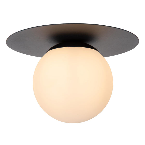 Lucide TRICIA plafondlamp Ø 25 cm, E27, zwart