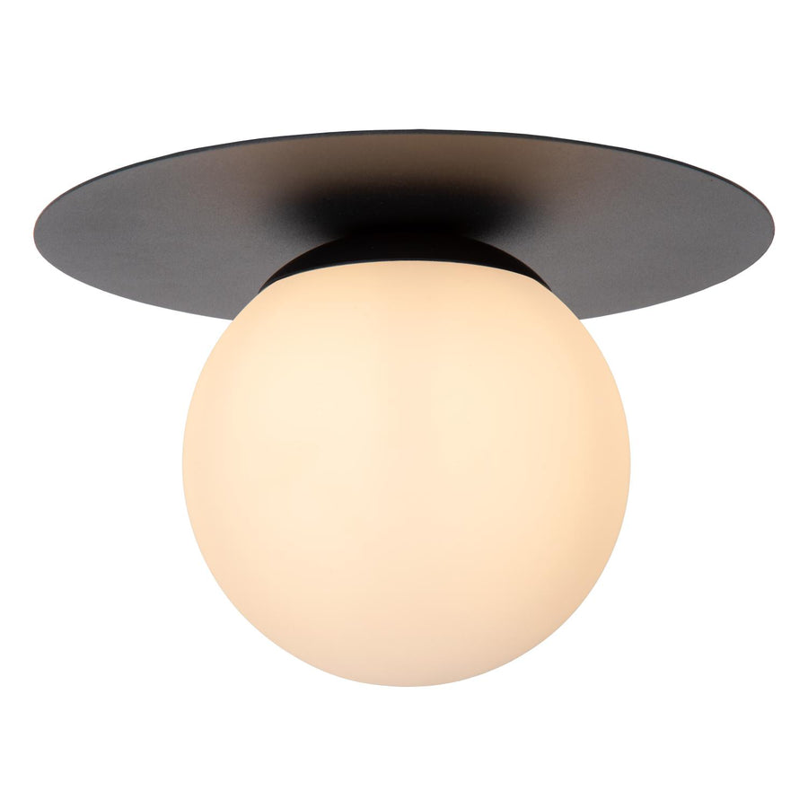 Lucide TRICIA plafondlamp Ø 25 cm, E27, zwart