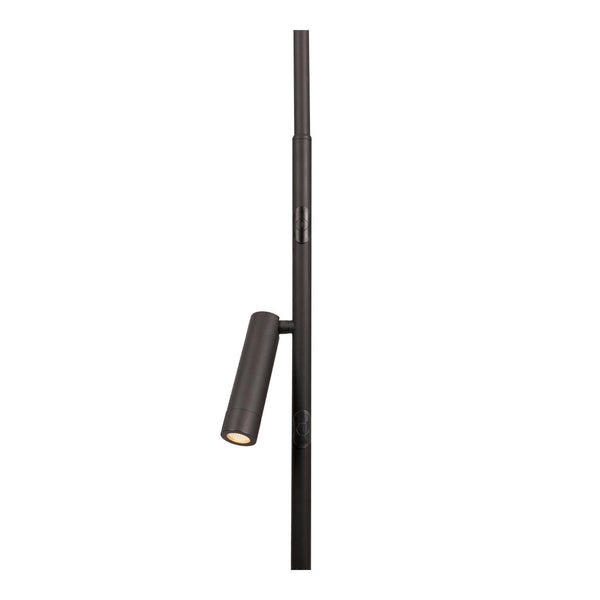 Lucide CELESTE dimbare LED-vloerlamp Ø 28 cm, zwart