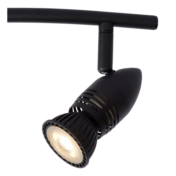 Lucide CARO plafondspot 4 × GU10, zwart