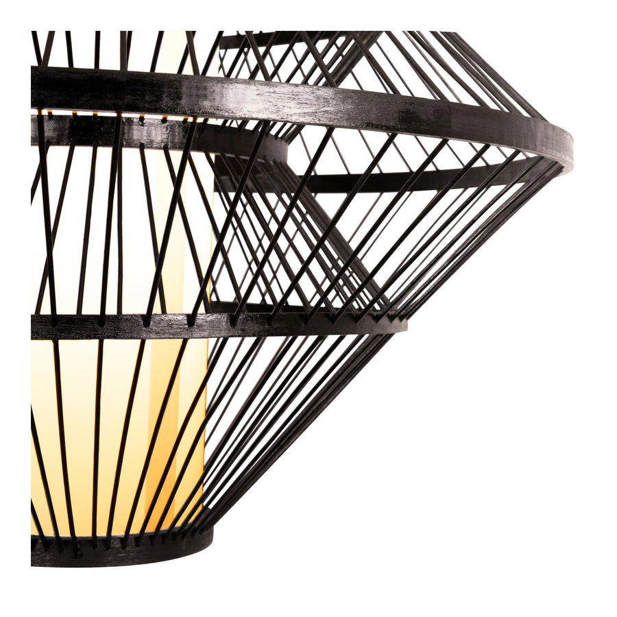 Lucide PASQUINO hanglamp Ø 60 cm, E27, zwart