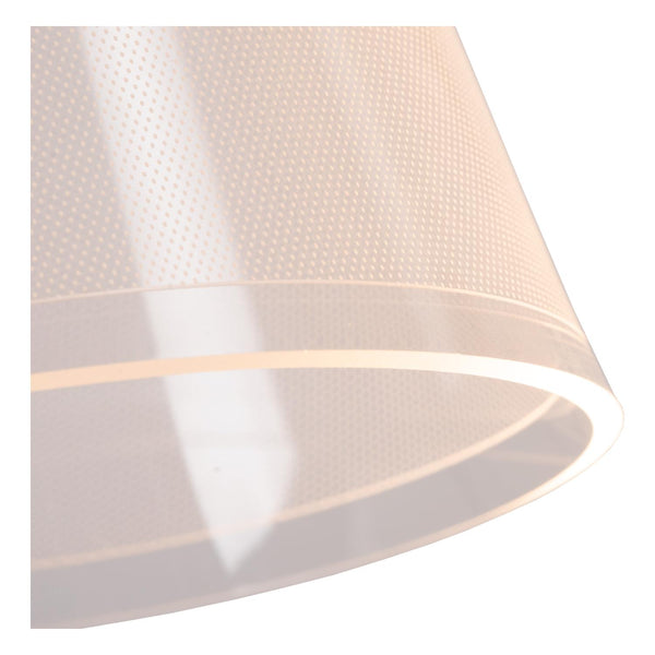 Lucide KORGIS LED-wandlamp voor de badkamer 10 W, IP44, transparant