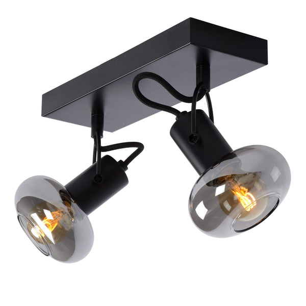 Lucide MADEE plafondspot 2 × E14, zwart