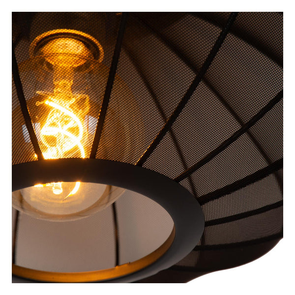 Lucide CORINA hanglamp Ø 50 cm, E27, zwart