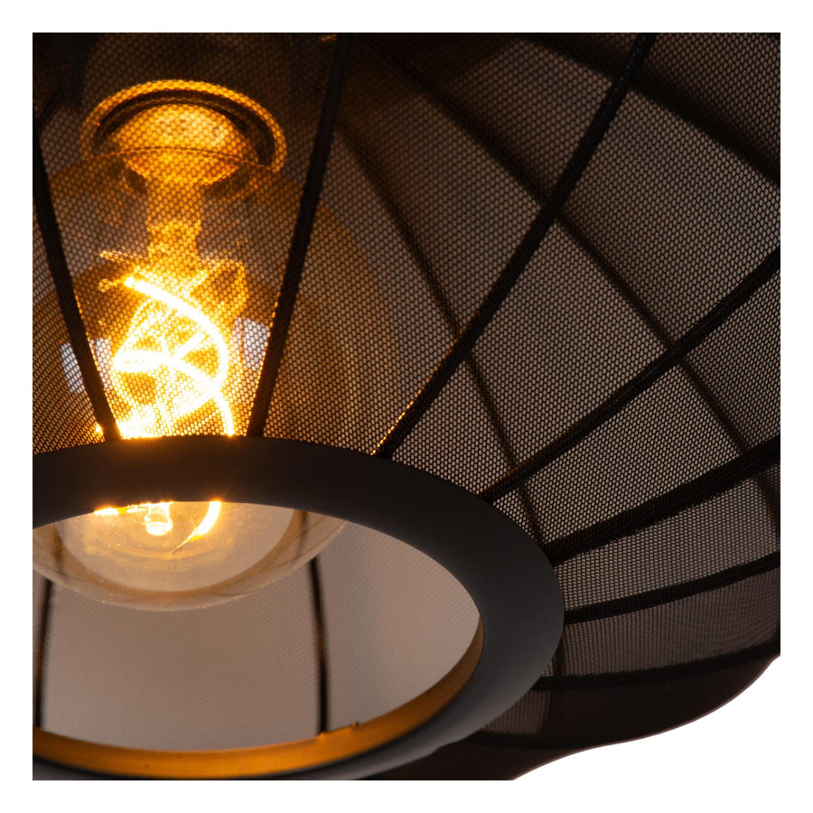 Lucide CORINA hanglamp Ø 50 cm, E27, zwart