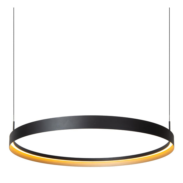Lucide RADIANT dimbare LED-hanglamp 60 W, 2200–3000 K, zwart