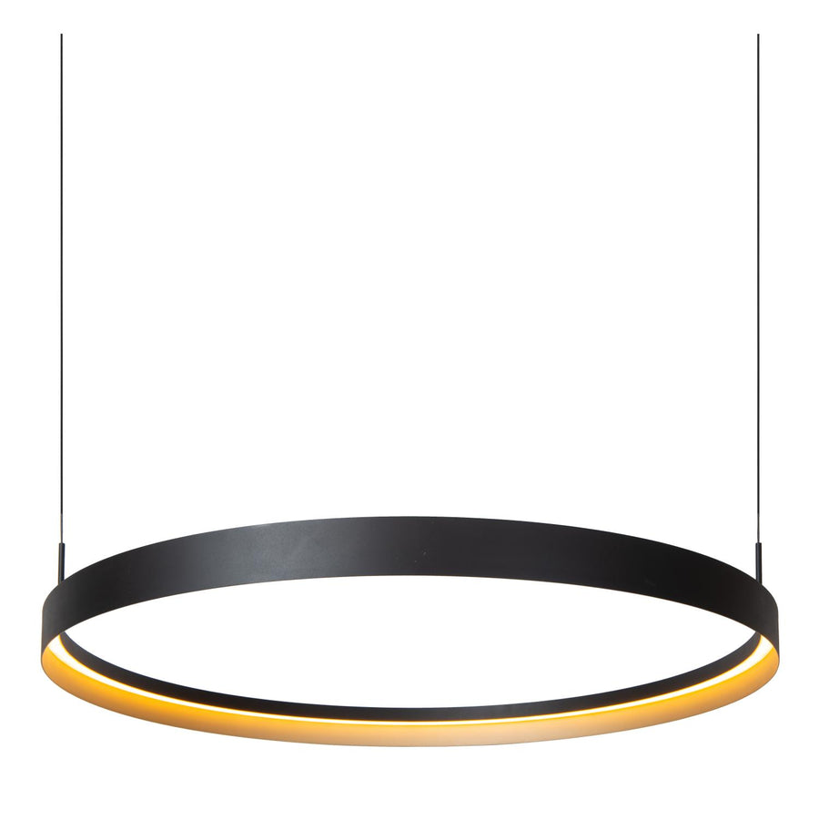 Lucide RADIANT dimbare LED-hanglamp 60 W, 2200–3000 K, zwart