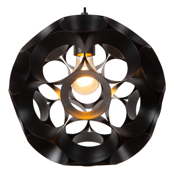 Lucide HANNELORE hanglamp Ø 30 cm, E27, zwart