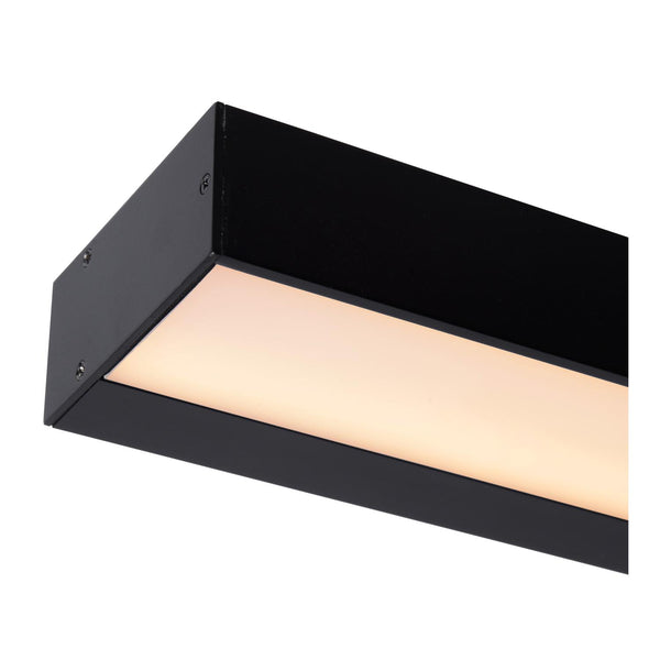 Lucide ALEXA LED-wandlamp voor de badkamer 13 W, IP44, zwart