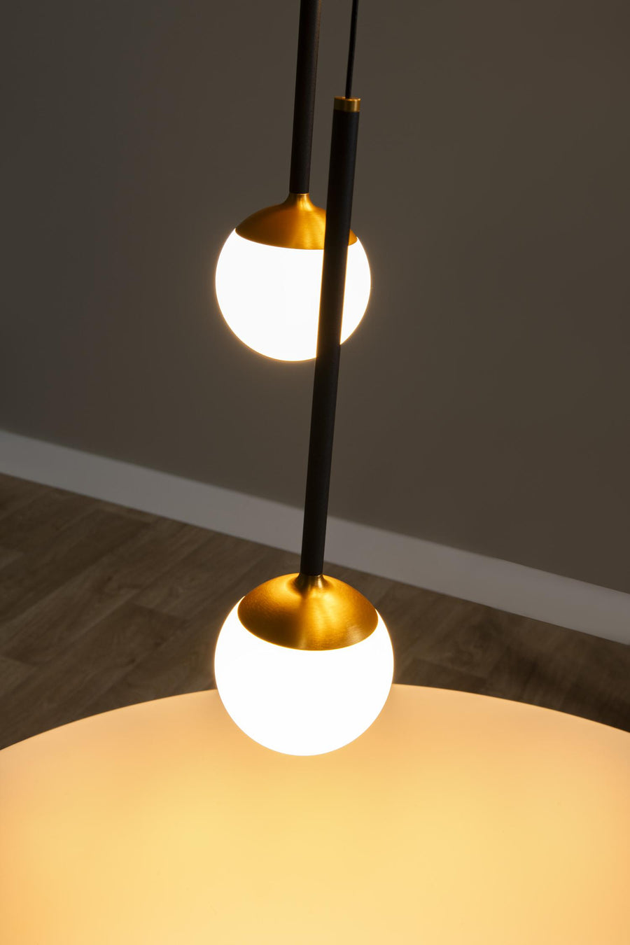 Lucide CALINA dimbare LED-hanglamp Ø 41,8 cm, 5 × 8,2 W, 2200–3300 K, zwart