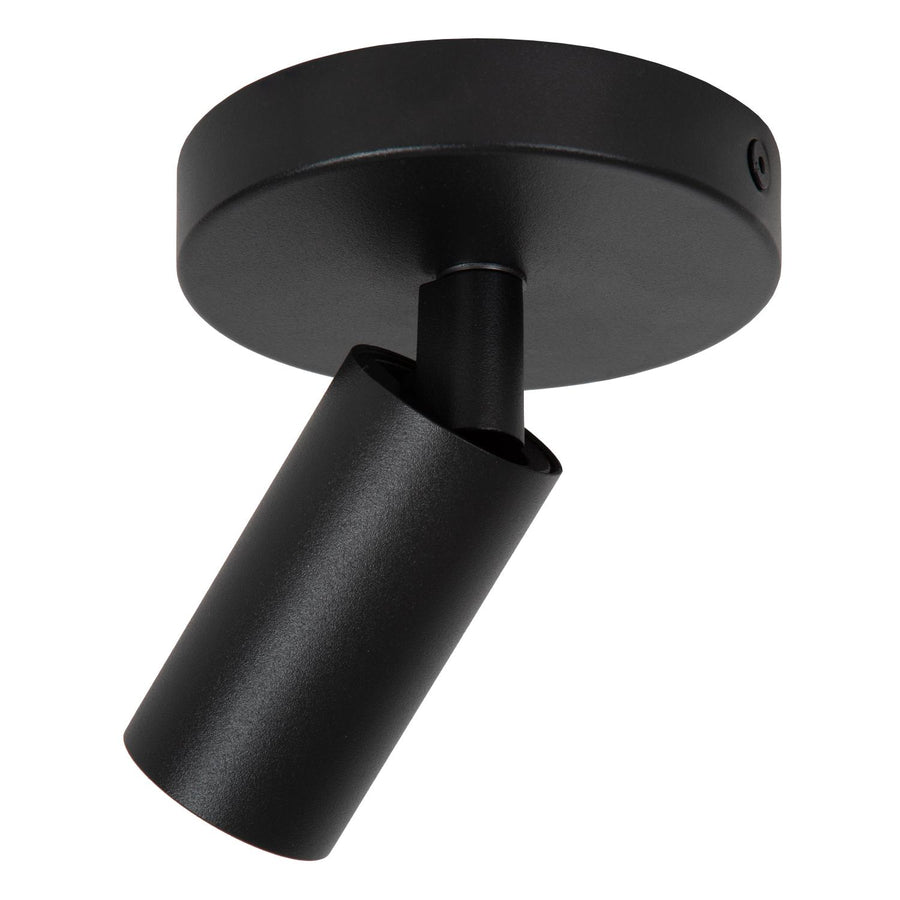Lucide RITMO plafondspot Ø 10 cm, GU10, zwart