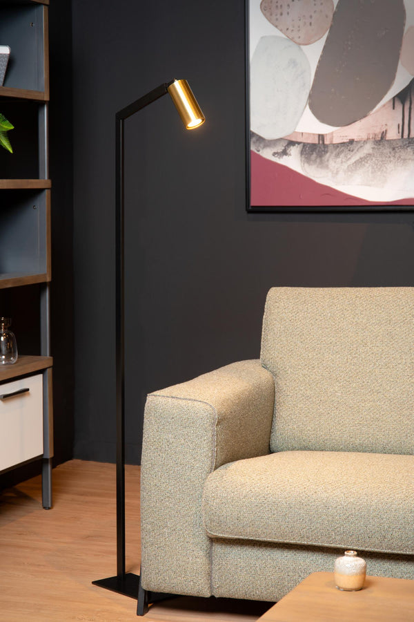 Lucide SYBIL leesvloerlamp GU10, zwart