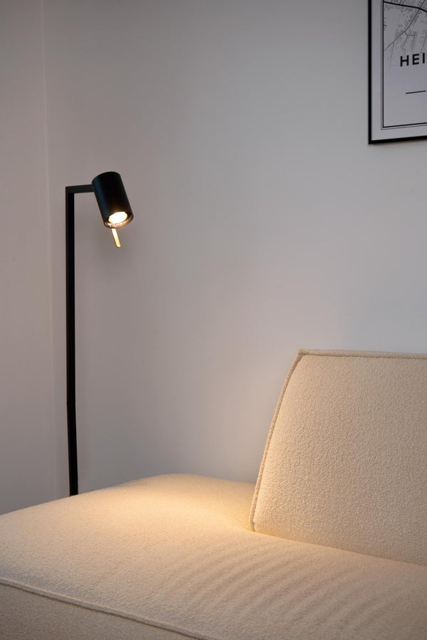 Lucide LESLEY leesvloerlamp GU10, zwart