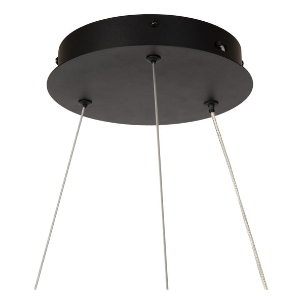 Lucide ADELANTE dimbare LED-hanglamp 4 × 10 W, 2200–3300 K, zwart