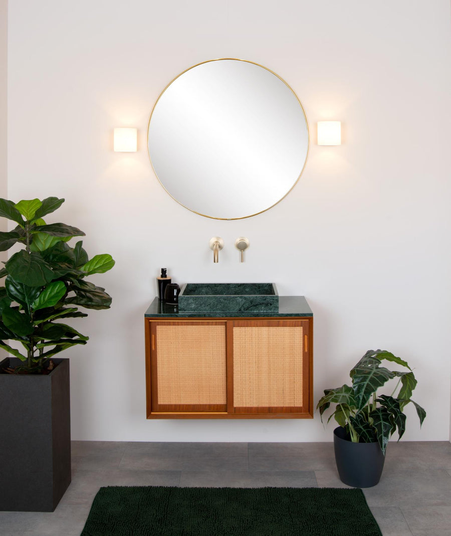 Lucide JELTE wandlamp voor de badkamer G9, IP44, zwart
