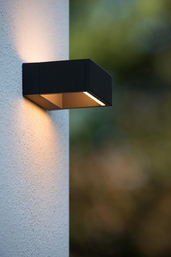 Lucide GOA LED-wandlamp voor binnen en buiten 10 W, IP54, antraciet