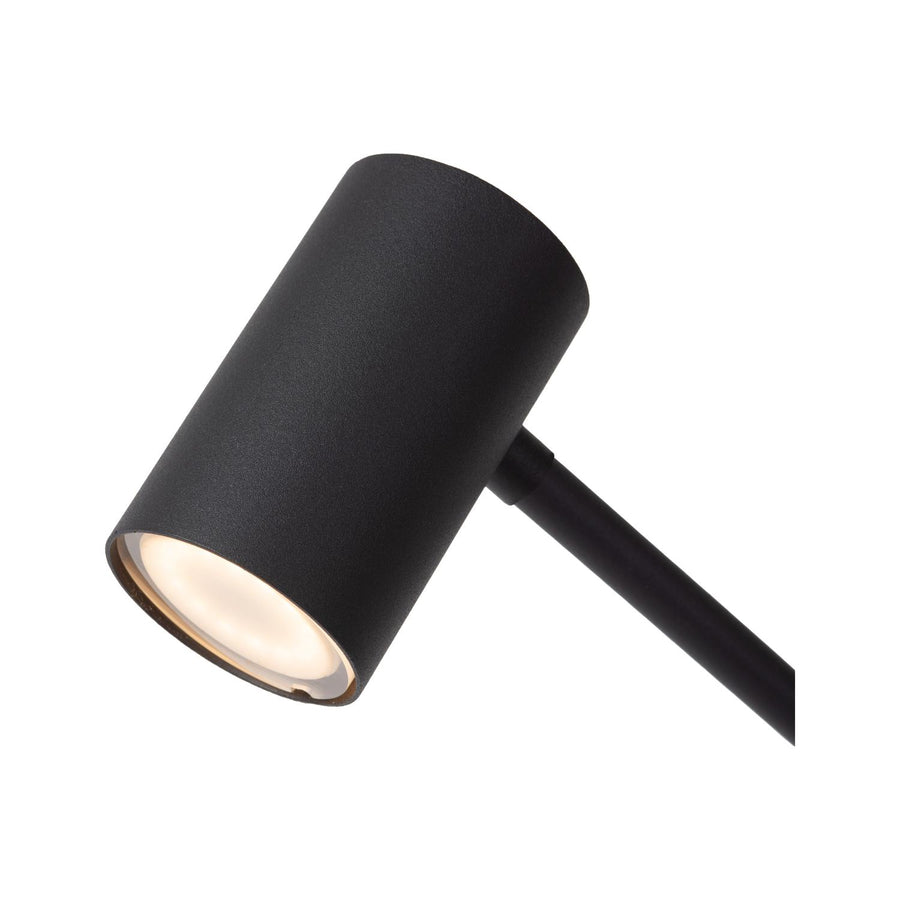 Lucide TIPIK oplaadbare LED-vloerlamp met 3 dimstanden, 3 W, zwart
