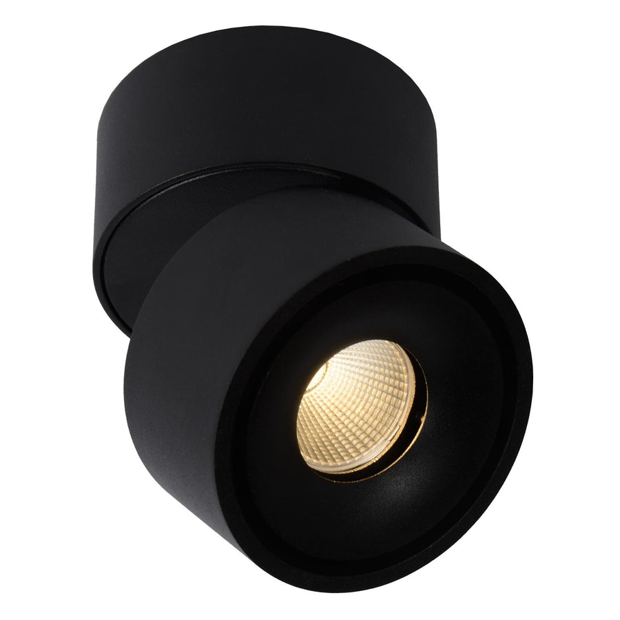 Lucide YUMIKO dimbare LED-plafondspot Ø 7,8 cm, 10 W, zwart