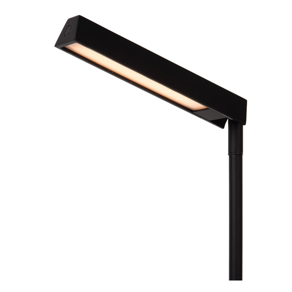Lucide LAVALE dimbare LED-leesvloerlamp 3 W, zwart