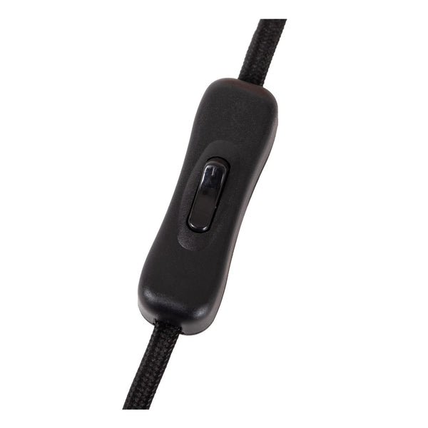 Lucide LAMBRES tafellamp Ø 15 cm, E27, zwart