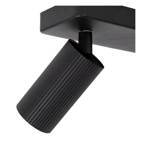 Lucide CLUBS plafondspot 2 × GU10, zwart