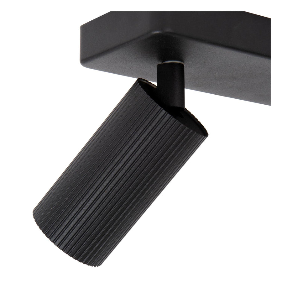 Lucide CLUBS plafondspot 2 × GU10, zwart