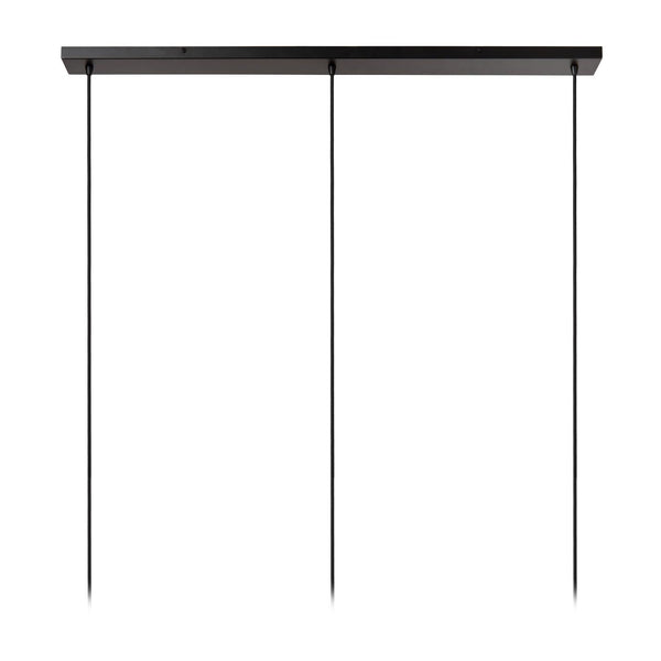 Lucide TAGALOG hanglamp Ø 40 cm, 3 × E27, zwart