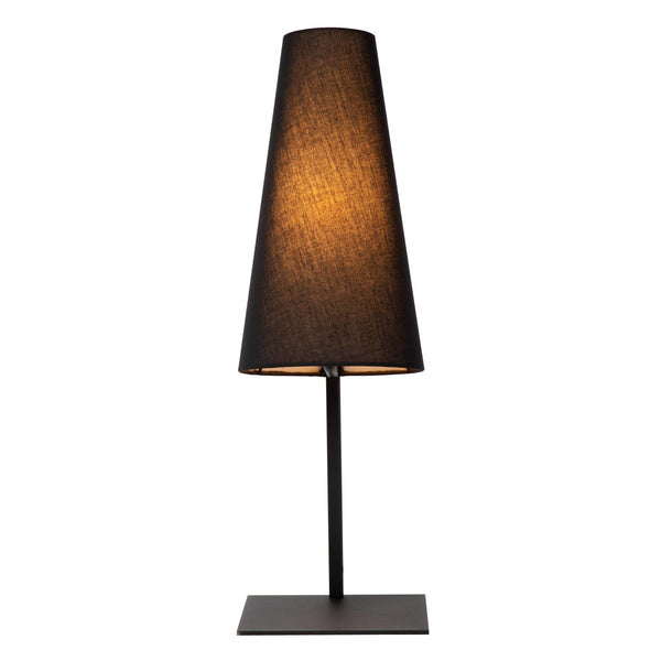 Lucide GREGORY tafellamp E27, zwart