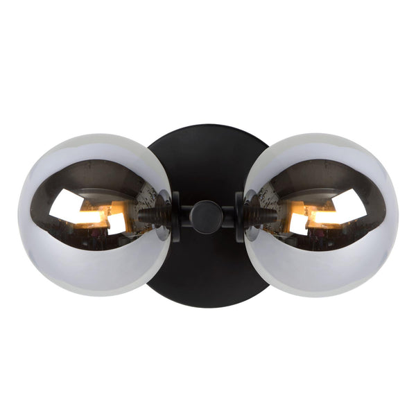Lucide TYCHO wandlamp 2 × G9, zwart