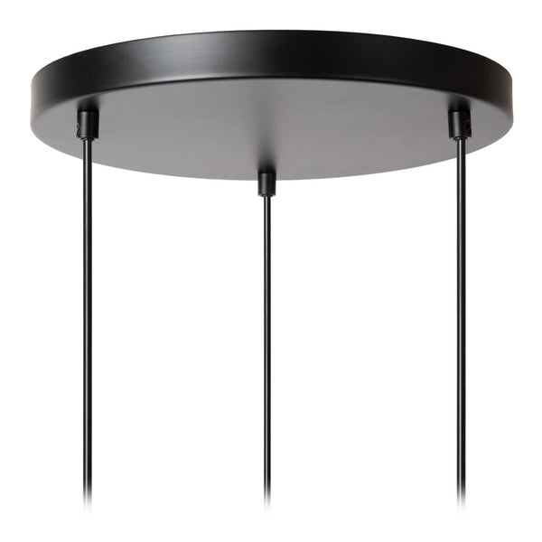 Lucide CHAYANNE hanglamp Ø 30 cm, 3 × E14, zwart
