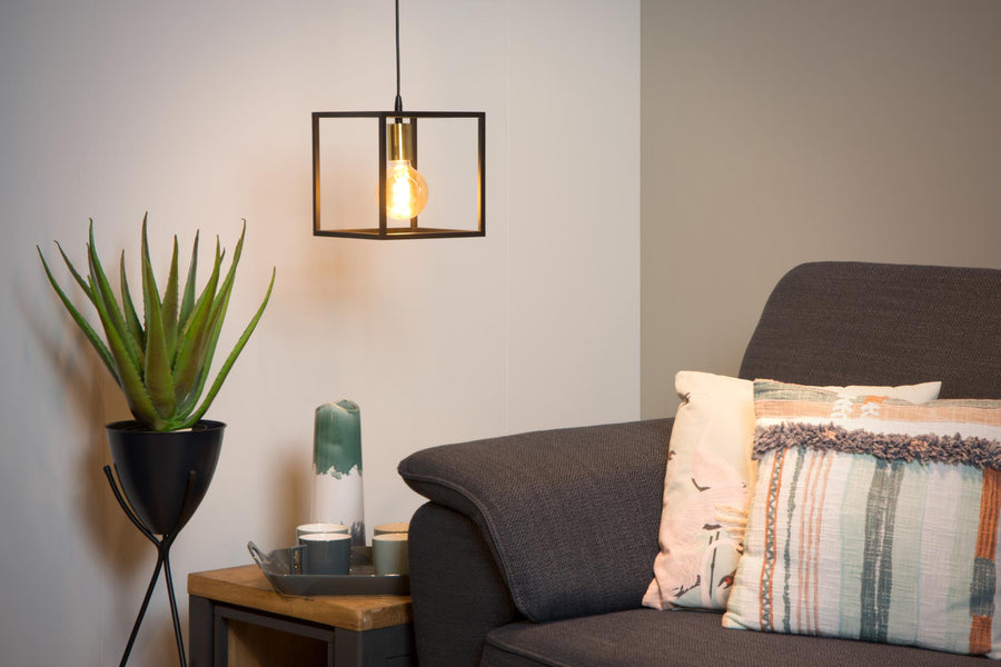 Lucide RUBEN hanglamp E27, zwart