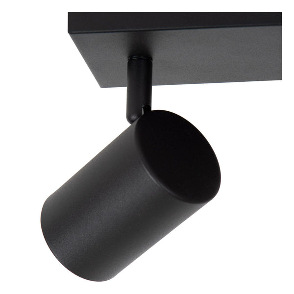 Lucide AMIGO plafondspot 3 × GU10, zwart