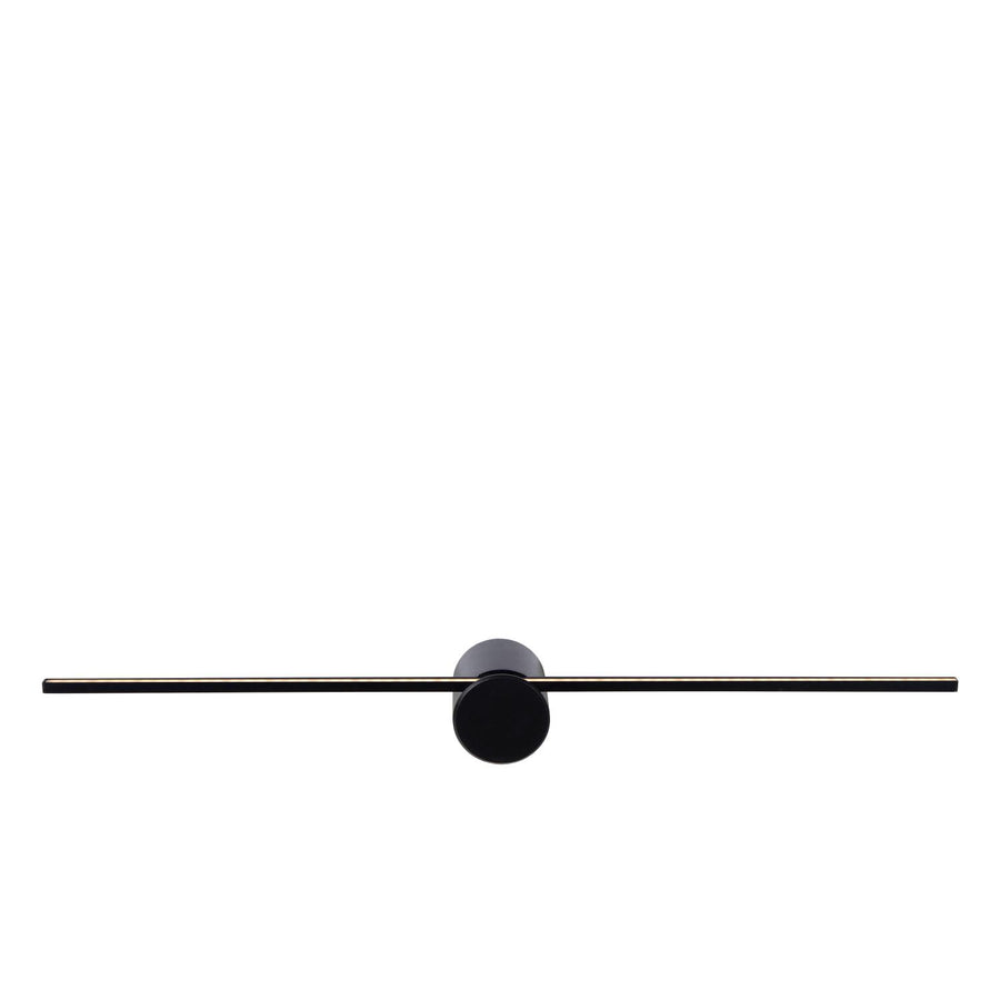 Lucide MIZAR LED-wandlamp voor de badkamer 6 W, IP44, zwart