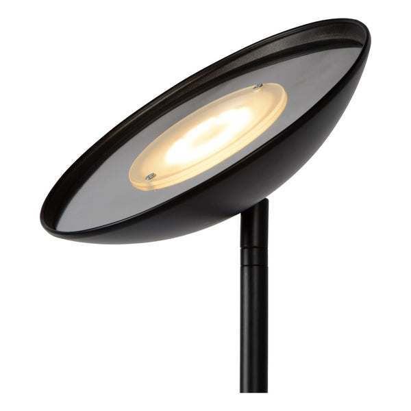 Lucide ZENITH dimbare LED-leesvloerlamp zwart