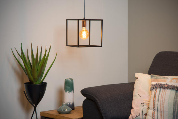 Lucide ARTHUR hanglamp E27, zwart