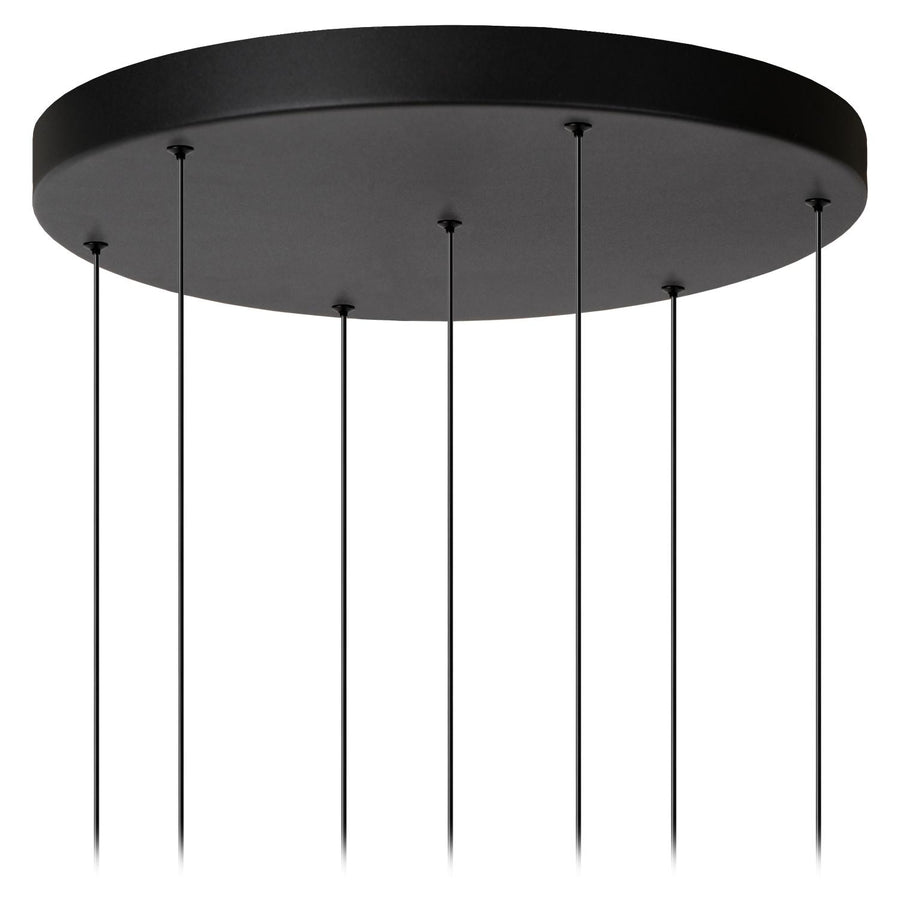 Lucide TAMINO dimbare LED-hanglamp Ø 52 cm, 7 × 5,3 W, zwart