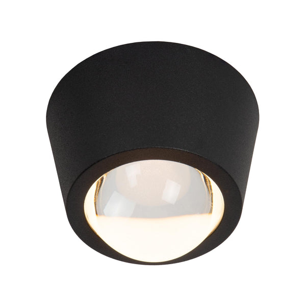 Lucide RIGON LED-plafondlamp Ø 9 cm, 6 W, zwart