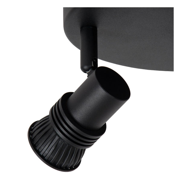 Lucide KIANTI plafondspot Ø 21 cm, 3 × GU10, zwart