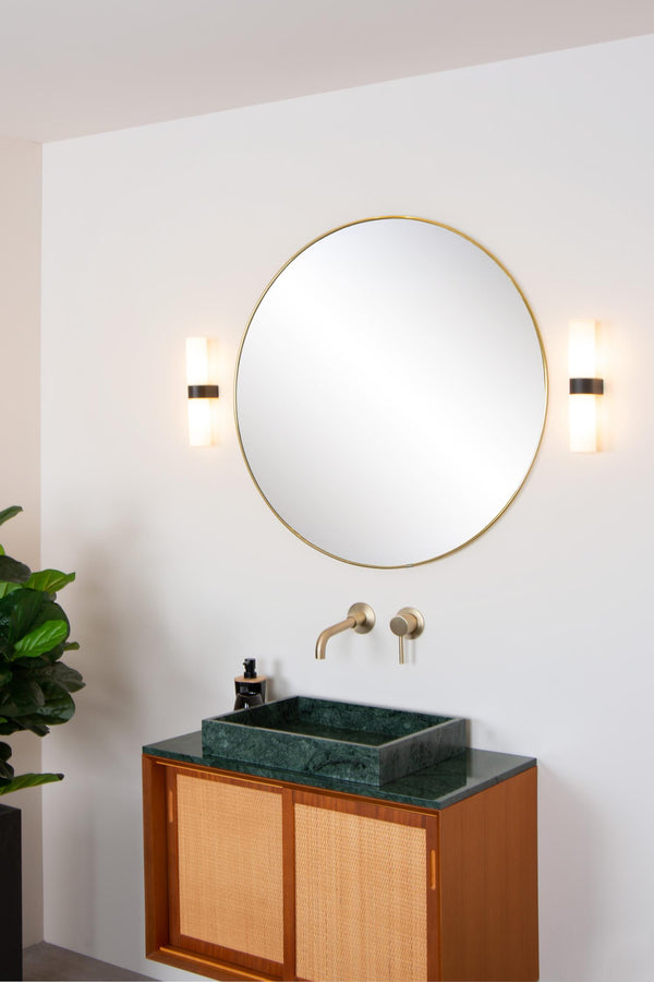 Lucide JESSE wandlamp voor de badkamer 2 × G9, IP44, zwart