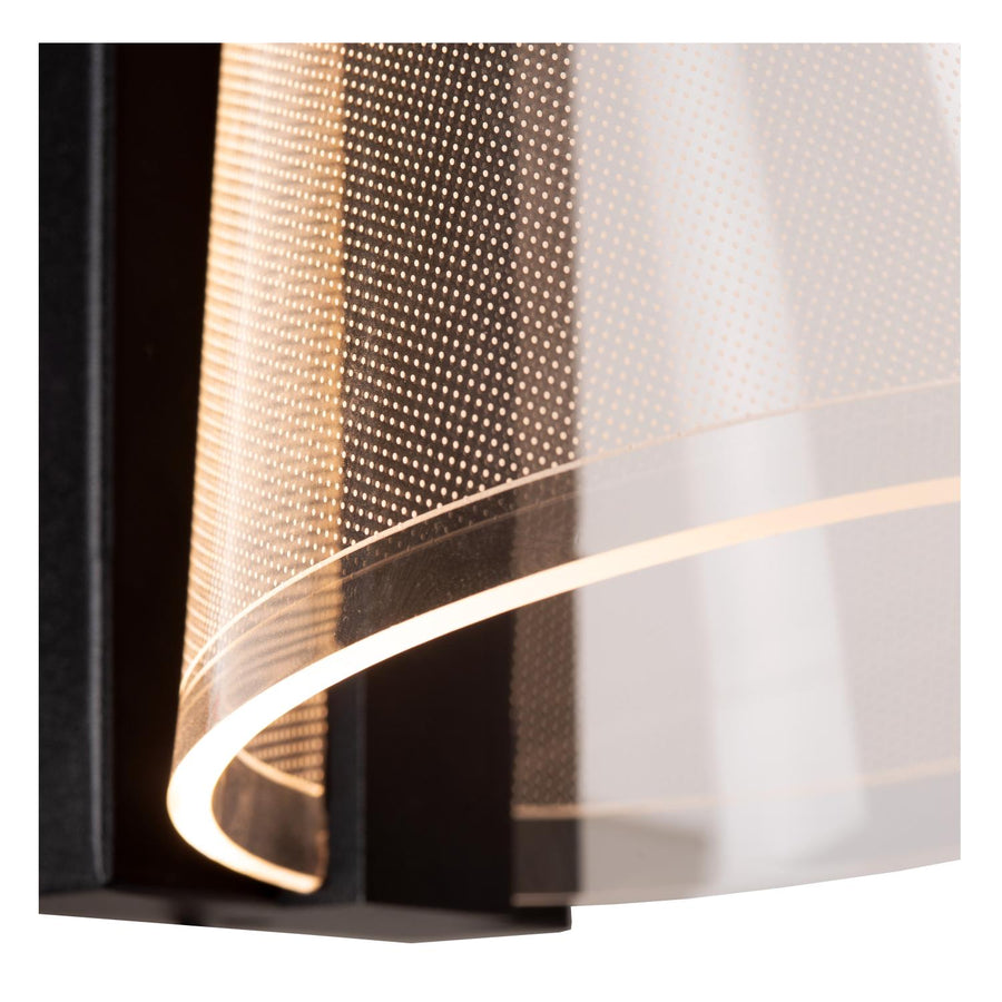 Lucide KORGIS LED-wandlamp voor de badkamer 10 W, IP44, transparant